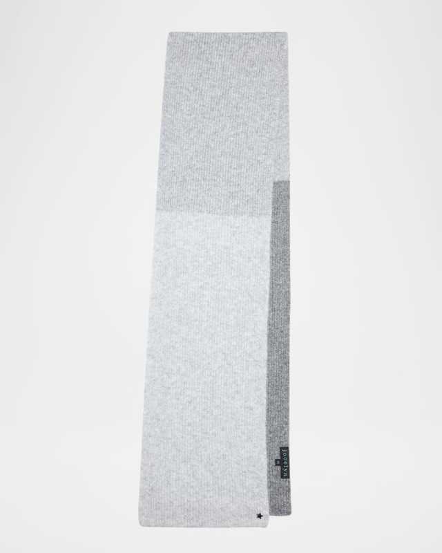 Colorblock Knit Scarf